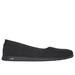 Skechers Women's BOBS Arch Fit Plush - By The Way Slip-On Shoes | Size 9.5 | Black | Textile | Vegan | Machine Washable