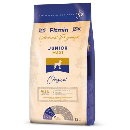 2x 12kg Fitmin Program Maxi Junior Hundefutter trocken