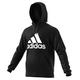 adidas Men's Must Haves Badge of Sport Pullover French Terry Black/White Medium