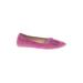 Talbots Flats: Pink Solid Shoes - Women's Size 7 - Almond Toe