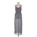 Forever 21 Casual Dress - Maxi: Gray Aztec or Tribal Print Dresses - New - Women's Size Medium