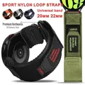 Bracelet sport en nylon pour montre Samsung ceinture de remplacement pour bracelet Amazfit Huawei