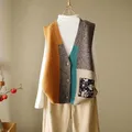 Cardigan rétro avec glaçure pour femme petit pull au fouet design haut précieux vêtements