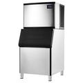 Homhougo 500 Lb. Daily Production Cube Ice Freestanding Ice Maker, Built-In Ice Maker in Gray | 22.4 H x 22.6 W x 24.6 D in | Wayfair