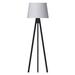 Pacific Coast Lighting 64" High Black Finish Modern Tripod Floor Lamp