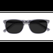 Male s rectangle Gray Acetate Prescription sunglasses - Eyebuydirect s Wave