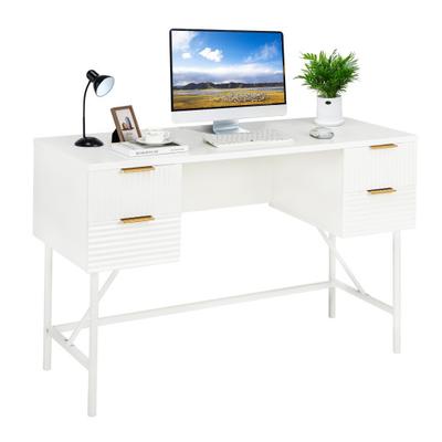 Costway 48 Inch Home Office Computer Desk with 4 D...