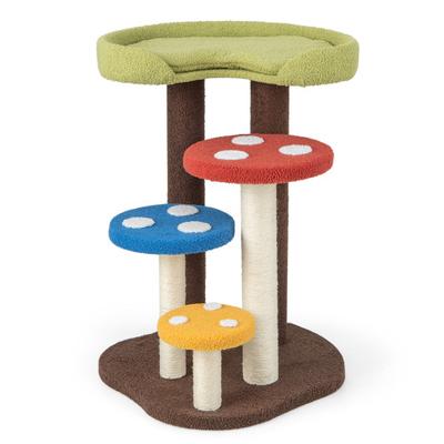 Costway 3-In-1 Cat Tree 3 Full-Wrapped Sisal Posts...