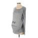 Seraphine Long Sleeve T-Shirt: Silver Tops - Women's Size Small Maternity