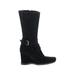 Paola Ferri by Alba Moda Boots: Black Shoes - Women's Size 37