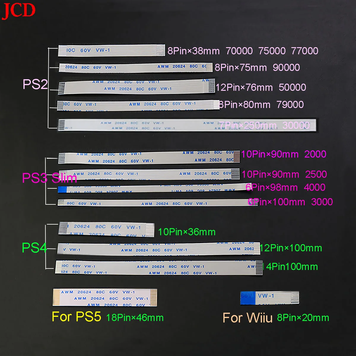 Power Reset Schalter Band flex Kabel Für PS2 30000 5W 90000 Für PS3 slim 2000 Für PS4 10pin 12pin 14pin Controller Reparatur Teil