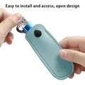 Custodia in pelle Tasca portatile USB Flash Drive Borse portaoggetti Custodia protettiva Portachiavi Scheda di memoria Borsa impermeabile