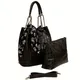 2 teile/satz Gothic Skull Print Hobo Tasche Punk Schal Dekor Einkaufstasche Damen trend ige