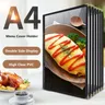 Copertine per Menu A4 8.5x11 pollici Menu ristorante trasparente copertine porta carta libro con