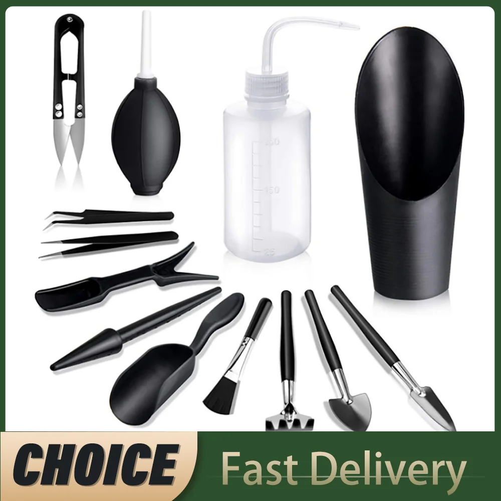 5/8/13 stücke Garten Pflanzer Kit Sukkulenten Werkzeuge Mini Garten Hand Werkzeuge Set Indoor Bonsai Miniatur transplantation Sämling Werkzeug Image