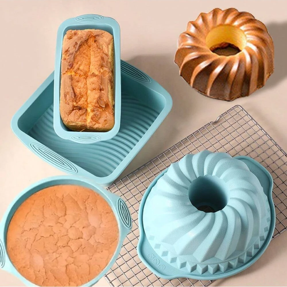 Set di strumenti da forno in silicone Forno resistente alle alte temperature Piastra da forno Torta Toast Cucina Stampo da forno Accessori da cucina