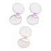 Portable plastic folding circular embossed cosmetic mirrorstyle4