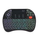 Rii X8 Plus 2.4GHz Wireless Keyboard with Backlit Touchpad Mouse and Voice Input - Handheld Remote Control for Smart TV Android TV BOX PC