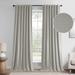 Exclusive Fabrics Lounge Embossed Velvet Curtains - Room Darkening Rod Pocket Curtain for Bedroom & Living Room (1 Panel)