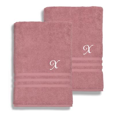 Authentic Hotel and Spa 100% Turkish Cotton 2PC Denzi Bath Sheet Set