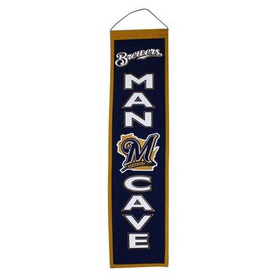 Milwaukee Brewers Man Cave Heritage Banner