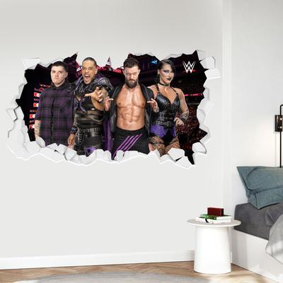 WWE The Judgement Day Broken Wandaufkleber – 120 cm Breite x 65 cm Höhe Image