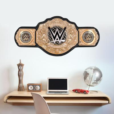 WWE World Heavyweight Championship Wandaufkleber – 90 cm Breite x 40 cm Höhe Image