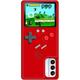 Game Phone Case for Samsung Galaxy S21 Ultra Gameboy Case for Galaxy S21 Ultra 3D Retro Video Game Console Case for Samsung S21 Ultra Red