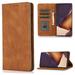 for Samsung Galaxy S20 Ultra Case PU Leather Case Vintage Wallet Case Book Folding Flip Case with Kickstand Card Holders Slots Magnetic Closure Protective Cover for Samsung Galaxy S20 Ultra Brown