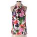 J. Crew Tops | J Crew Sleeveless Floral Silk Top | Color: Green/Pink | Size: 6
