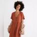 Madewell Dresses | Madewell Button Front Mini Dress | Color: Orange | Size: Xs