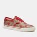 Coach Shoes | Coach Women's Citysole Signature Lace Up Sneakers - Size 9.5 | Color: Red/Tan | Size: 9.5