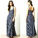 Anthropologie Dresses | Anthropologie Puella Soft Striped Blue White Maxi Dress, Size Small | Color: Blue/White | Size: S