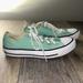 Converse Shoes | Converse All Star Chuck Taylor Women's Size 6 Shoes Green White Low Top Sneakers | Color: Green/White | Size: 6