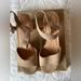 Madewell Shoes | Madewell, Side Heeled Platform Sandals, Size 9, Like New | Color: Tan | Size: 9