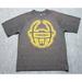 Adidas Shirts | Adidas Climalite T-Shirt Mens Size M Gray Graphic Print Round Neck Short Sleeve | Color: Gray | Size: M