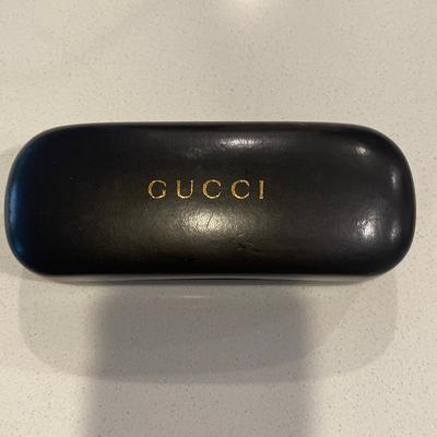Gucci Accessories | Gucci Hardshell Dark Brown Leather Eyeglass/Sunglass Case | Color: Brown/Gold | Size: Os