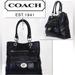 Coach Bags | Coach Hampton F15694 Black Pebbled Leather Shoulder Bag Purse Satchel Euc | Color: Black | Size: Os