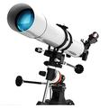 BYERZ Telescope with Mobile Phone Holder, Telescopes for Adults, 900x80mm AZ Astronomical Telescope,Telescope for Kids,Telescopes for Adults Astronomy