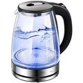 Kettles, Glass Electric Kettle Temperature Control Tea Kettle with Keep Warm Function,1500W Fast Boil Kettle Electric, Led Illuminating Light Cordless Kettle1.7L, Auto Shut-Off,Bpa-Free hopeful