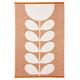 Orla Kiely Sunflower Sunset Orange 580gsm 100% Cotton Bath Sheet 100cm x 150cm