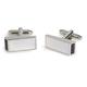 Cufflink Wedge Pearl and moonstone - white - Simon Carter