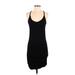 Splendid Casual Dress - Mini: Black Solid Dresses - Women's Size Small