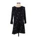 Boden Casual Dress - Shift Crew Neck 3/4 sleeves: Black Dresses - New - Women's Size Small