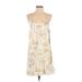 Body Glove Casual Dress - Mini Scoop Neck Sleeveless: Ivory Dresses - Women's Size Small