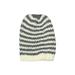 Urban Outfitters Beanie Hat: Ivory Stripes Accessories