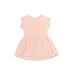 Seed Heritage Dress - Fit & Flare: Pink Solid Skirts & Dresses - Kids Girl's Size 7