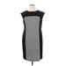 Chico's Casual Dress - Sheath Crew Neck Sleeveless: Gray Print Dresses - Women's Size X-Large