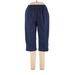 Draper's & Damon's Casual Pants - High Rise Culottes Cropped: Blue Bottoms - Women's Size 14 Petite