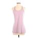 Active by Old Navy Sleeveless T-Shirt: Pink Tops - Women's Size Small Tall